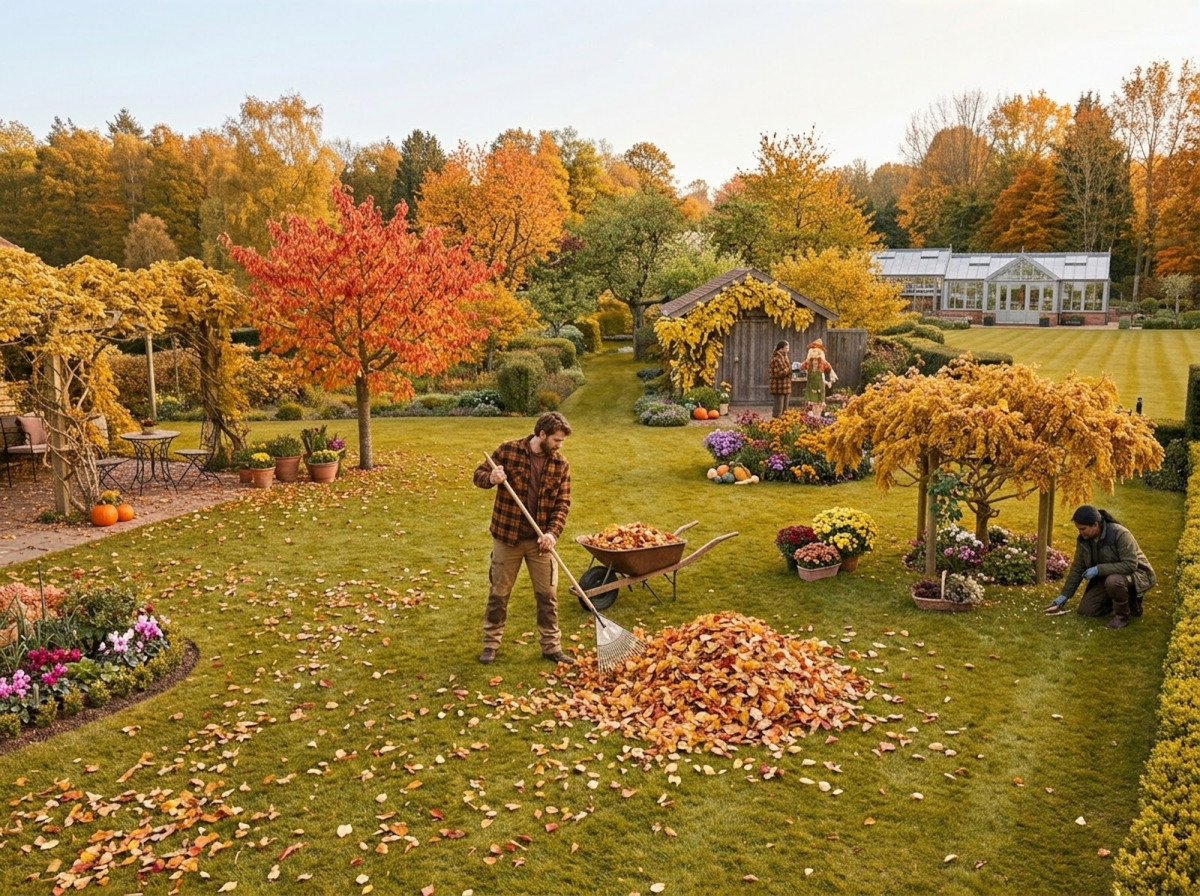 Gartenarbeiten im Herbst