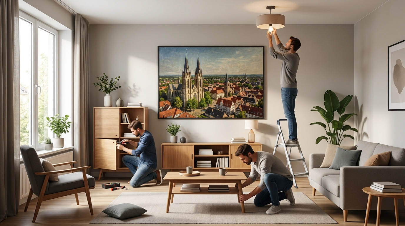 Reperaturarbeiten im Wohnraum
